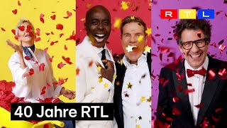 40 Jahre RTL - schon immer von allem etwas mehr! 🥳