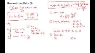 455: Harmonic oscillator (II)