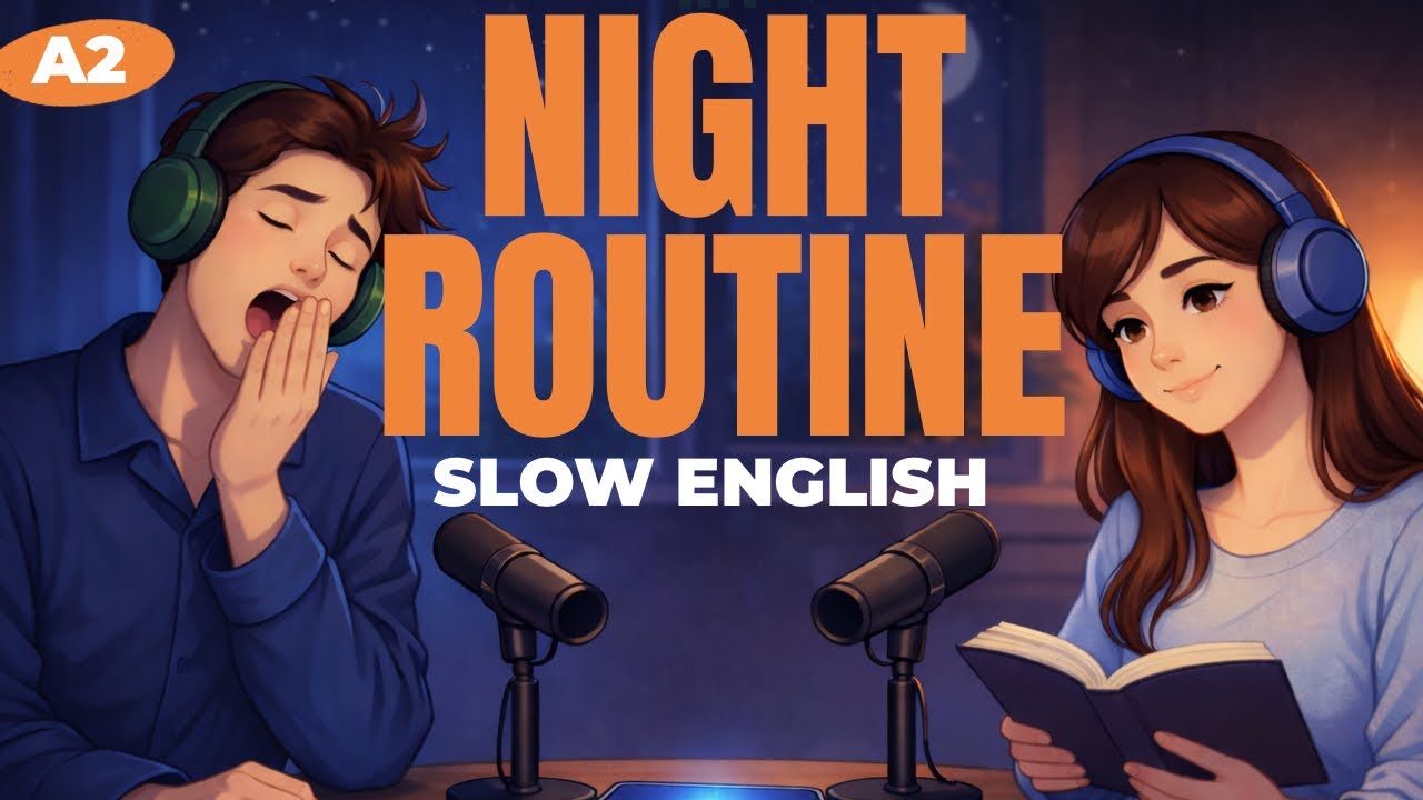 My Daily Routine at Night | English Conversation & Listening Practice for Beginners | Easy Podcast