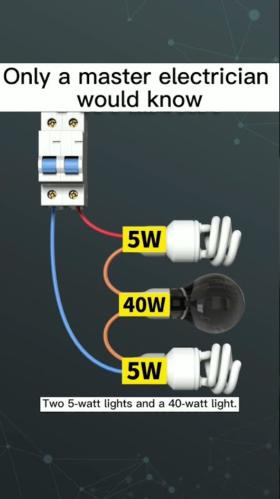 Only the master electrician would know