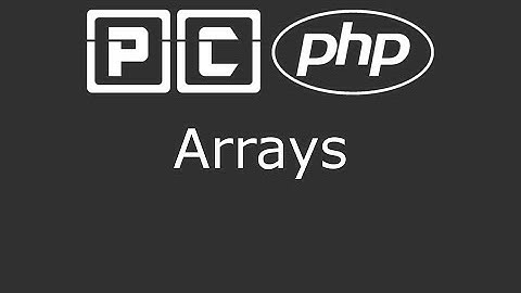 PHP beginners tutorial 27 - arrays