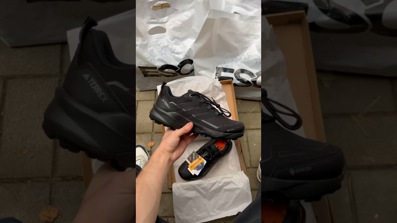 Кроссовки Adidas Terrex Skychaser AX5 GTX "Core Black" оригинал (JQ2210), @escshoes 