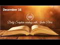Daily Bible Reading: December 16