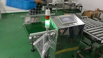 Fanch-tech checkweigher FA-CW500 with heavy pusher rejector for heavy bags or boxes