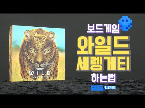 와일드 세렝게티 보드게임 하는 법 | Wild Serengeti Board Game Rules | 3분게임요리