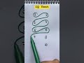 Draw a checkered path with number 1 to 10 #drawing#line#shorts#maths#quiz#funny#games
