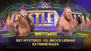 Rey Mysterio vs Brock Lesnar WrestleMania WWE