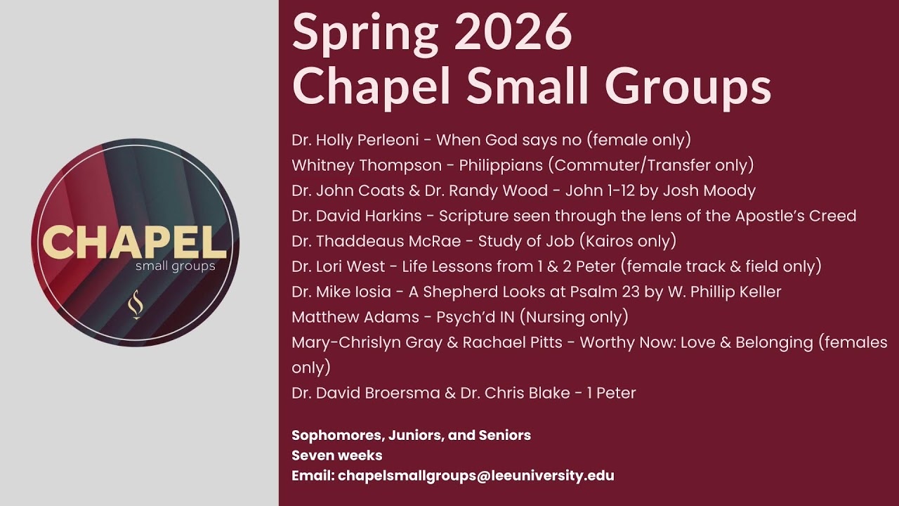 Chapel | Wes Lutes | January 15, 2026