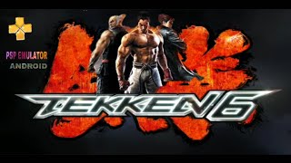 Tekken 6: game play with emulator psp android screenshot 2