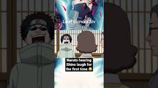 Naruto Hearing Shino Laugh For The First Time
