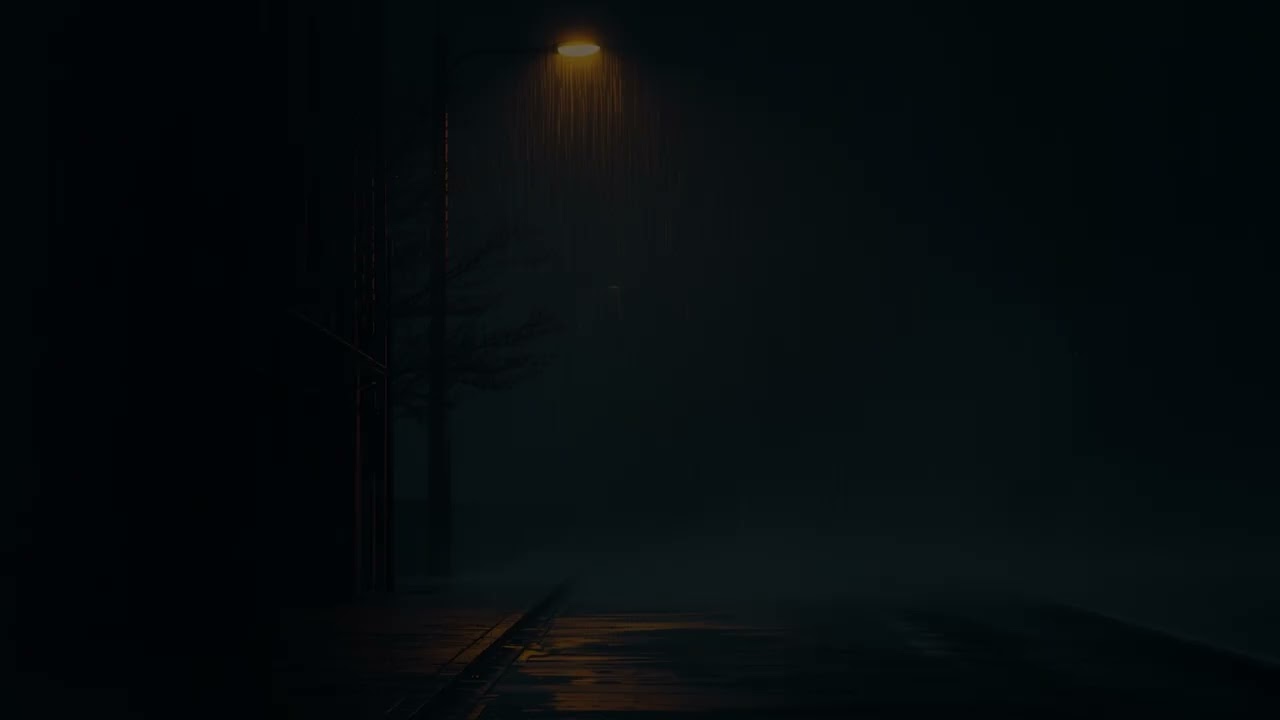 Chuva Noturna com Vento Suave | Som Relaxante para Dormir | 8 Horas