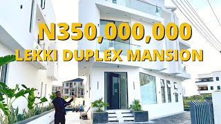 Touring a N350,000,000 5 Bedroom Duplex Mansion in Lekki Lagos