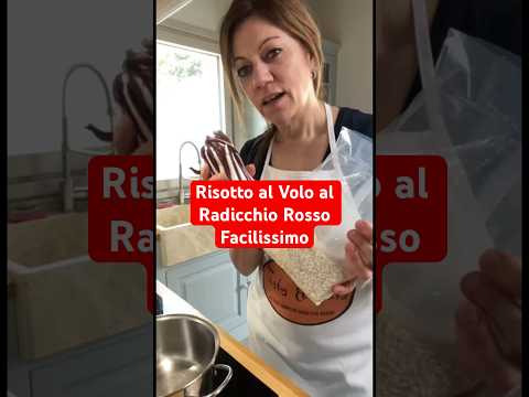 Risotto al Volo al Radicchio Rosso Facilissimo #shorts