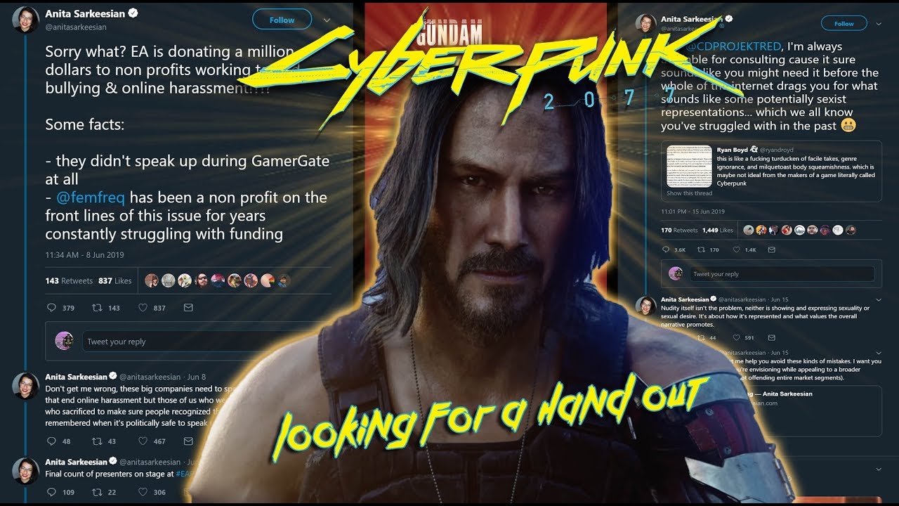 Anita Sarkeesian Using Cyberpunk 2077 outrage to peddle her CONSULTING  SERVICE - YouTube