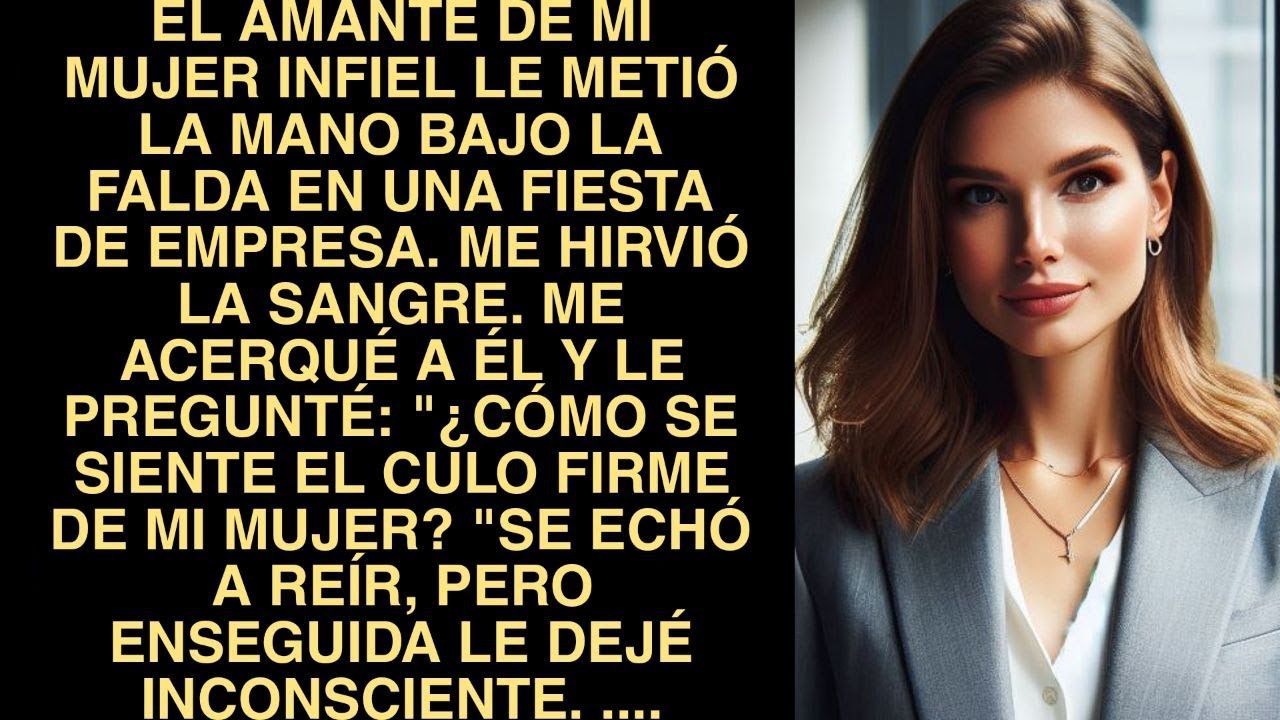 El Amante De Mi Mujer Infiel Le Metió La Mano Bajo La Falda En Una Fiesta De Empresa. Me Hirvió La