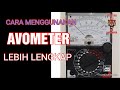 Cara menggunakan avometer lengkap