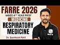 Respiratory Medicine | Medicine Lectures | MBBS 4th Year | Farre Series | Dr Santhosh Sir | PW MedEd