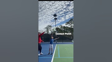 The tennis serve - Contact Point