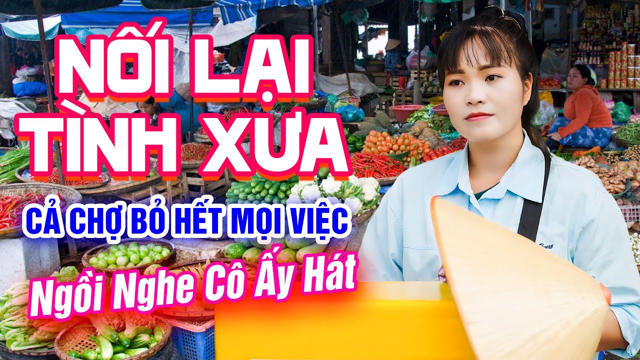 Cả Chợ Bỏ Hết Việc Để Nghe Cô Gái Bán Nước Sâm Hát NỐI LẠI TÌNH XƯA | Diệu Hằng Hát Rong