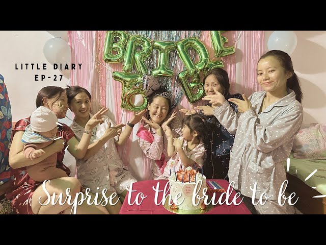 Surprise to the bride to be/Kunkyi’s first flight/Little Diary/Ep-27 class=