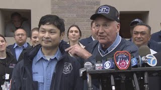 EMS Worker Who Suffered Stroke Out Hospital, Greeted By Colleague Who Has Aneurysm On Scene