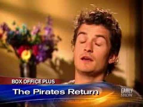 Video: Orlando Bloom zinspeelde op terugkeer naar Pirates of the Caribbean