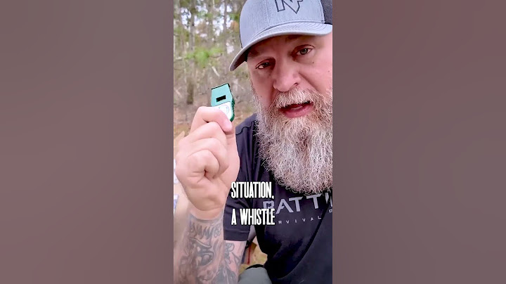 One whistle could save your life