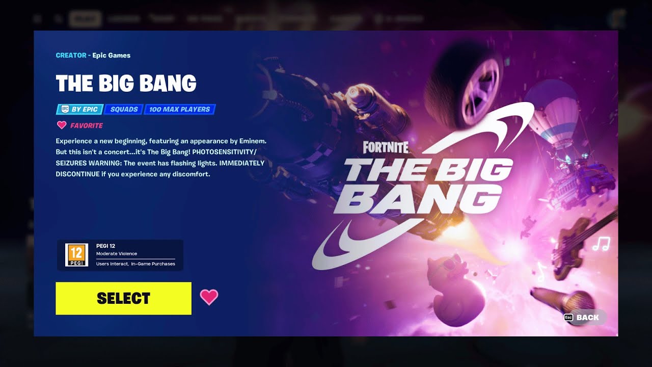 Fortnite Big Bang Event Takes Down Xbox Live, Epic Games Store