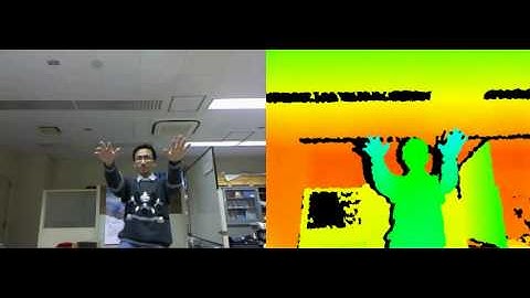 Kinect RGB Color and 3D Depth Sensors