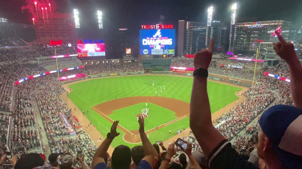 Braves Clinch 4th Straight NL East Title - FINAL OUT