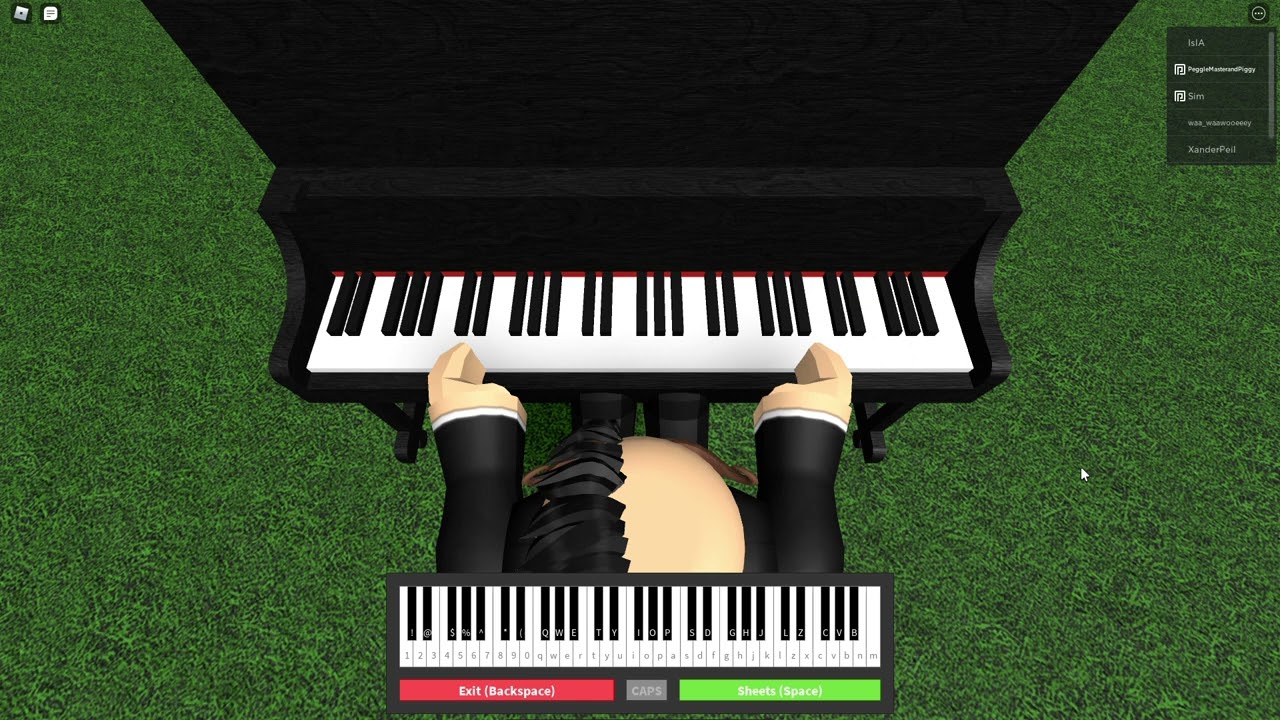 Way Back Home - [ Virtual Piano ] (Roblox) 