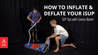 How to Inflate & Deflate Your iSUP with Starboard's New Double Action Tiki Pump