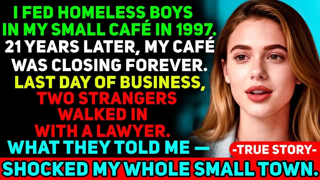 I Fed Homeless Boys in My Café in 1997 — 21 Years Later They Showed Up the Day I Was