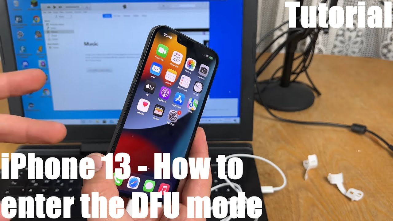 How to enter the DFU mode in case of malfunction iPhone 13 reset