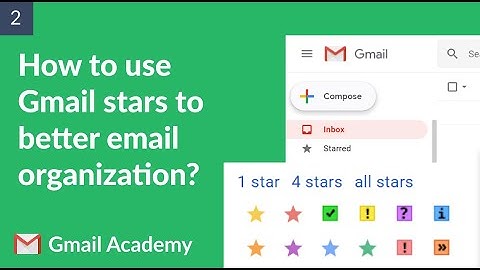 How to use Gmail stars to better email organization?