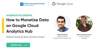 Webinar recording: How to monetize data on Google Cloud Analytics Hub by Datarade 355 views 4 months ago 51 minutes