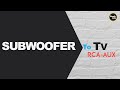 How to connect subwoofer to tv