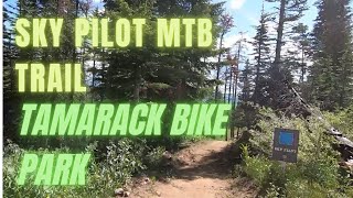 Sky Pilot Mountain Bike Trail at Tamarack Bike Park in Cascade, Idaho, shot on GoPro w/Play by Play!