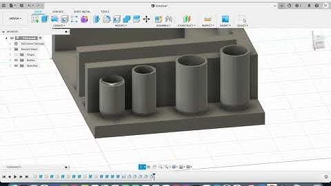 Makeup Organiser Fusion 360 Tutorial