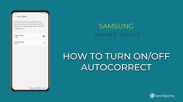 How to Turn On/Off Autocorrect - Samsung [Android 11 - One UI 3]
