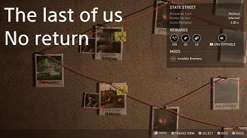The Last of Us Part II Remastered no return Dina holdout/Infected state street (invisible)