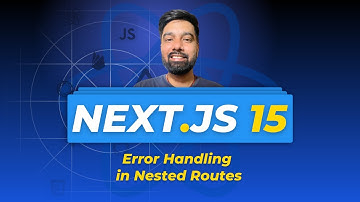 Nextjs 15 Tutorial Hindi 26 Error Handling in Nested Routes