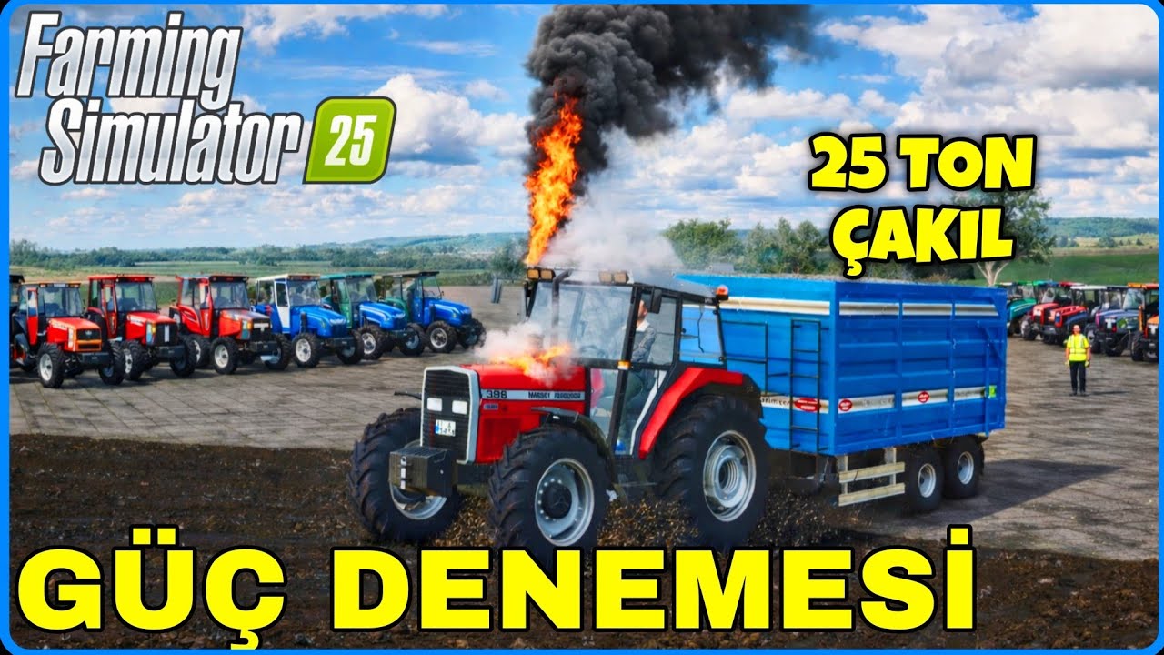 25 TON YÜKÜ ÇAMURLU DİK RAMPAYA ÇIKARMAYA ÇALIŞTIK 😱 Farming Simulator 25 Güç Denemesi🔸️Fs25