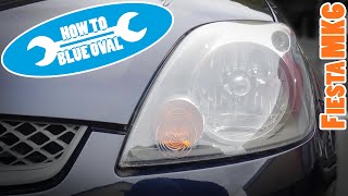Ford Fiesta MK6 (JH1/JD3, 02-08). How to change / replace headlight and bulb. Installation & removal