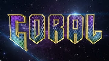 CINEMA 4D TUTORIAL  -  Coral 3D TEXT