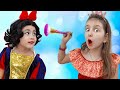 Elsa Dress up and Make up a little Snow White