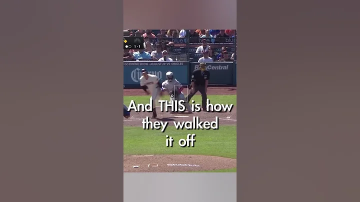 Before the Walk-Off… THIS Happened 😳  #mlb #mlbshorts #baseball #shorts