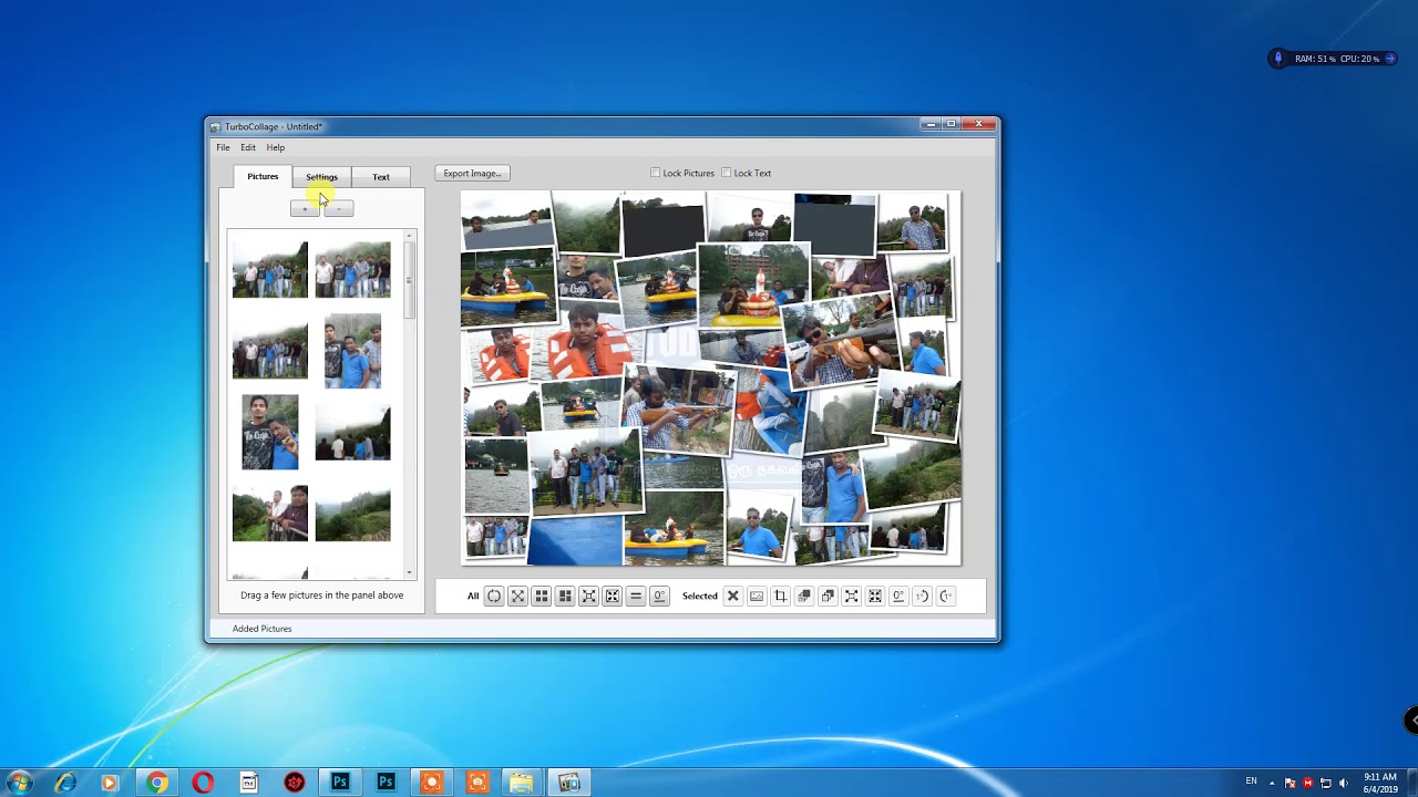 Turbo collage software video