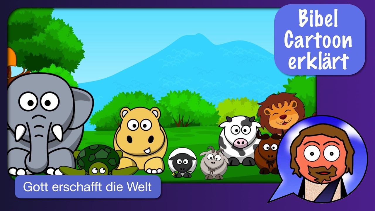 Bibel Cartoon erklärt: Die Schöpfungsgeschichte