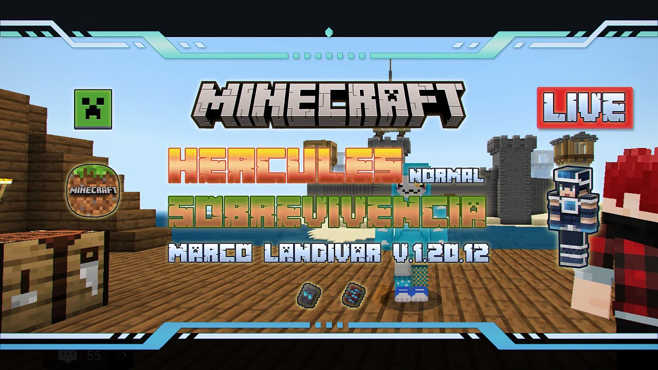 Vem pra LIVE - Minecraft - Sobrevivência - Ep3 - YouTube
